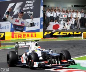 yapboz Kamui Kobayashi - Sauber - Grand Prix Japonya 2012, sınıflandırılmış 3.